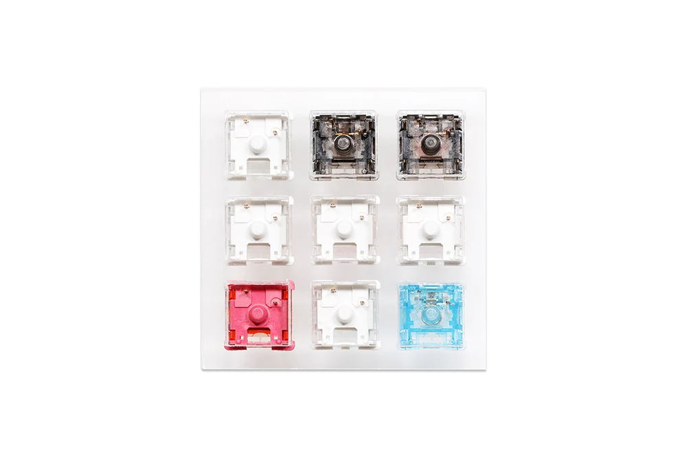 Acrylic Switch Tester Gateron Switch Huano Switch for Mechanical Keyboard Pro Yellow Red White Silver INK Black Blue CAP Yellow - Image 7