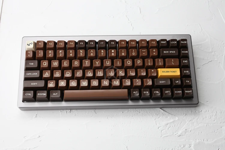 Anodized Aluminium case for eepw84 xd84 custom keyboard tempered glass panels diffuser can support Rotary brace supporter - Image 3