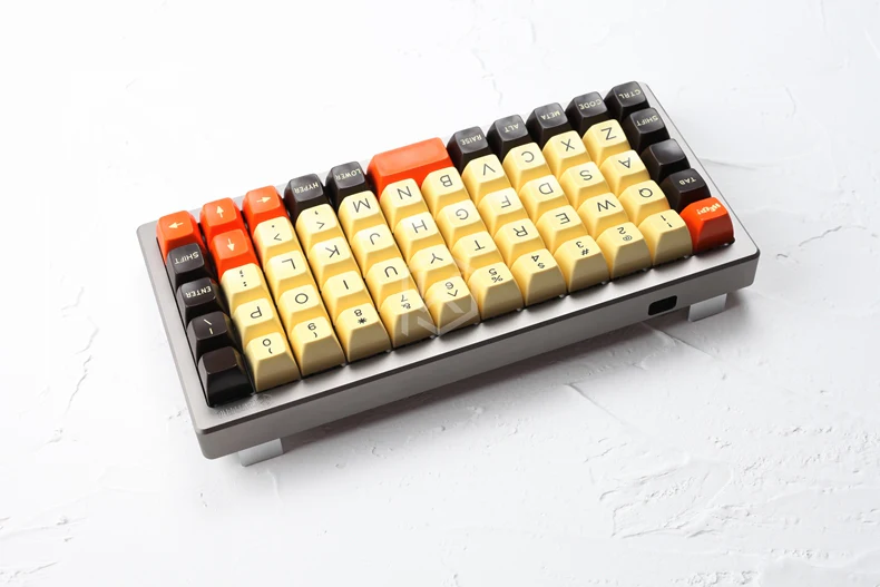 Anodized Aluminium Case For JJ50 50% Custom Keyboard the tempered glass Diffuser Rotary Brace Similar With Preonic - Image 6