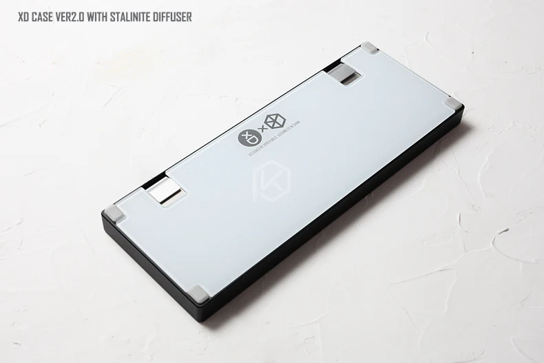 Anodized Aluminium Case For XD96 Xiudi Custom Keyboard Acrylic / tempered glass Diffuser Rotary Brace - Image 14