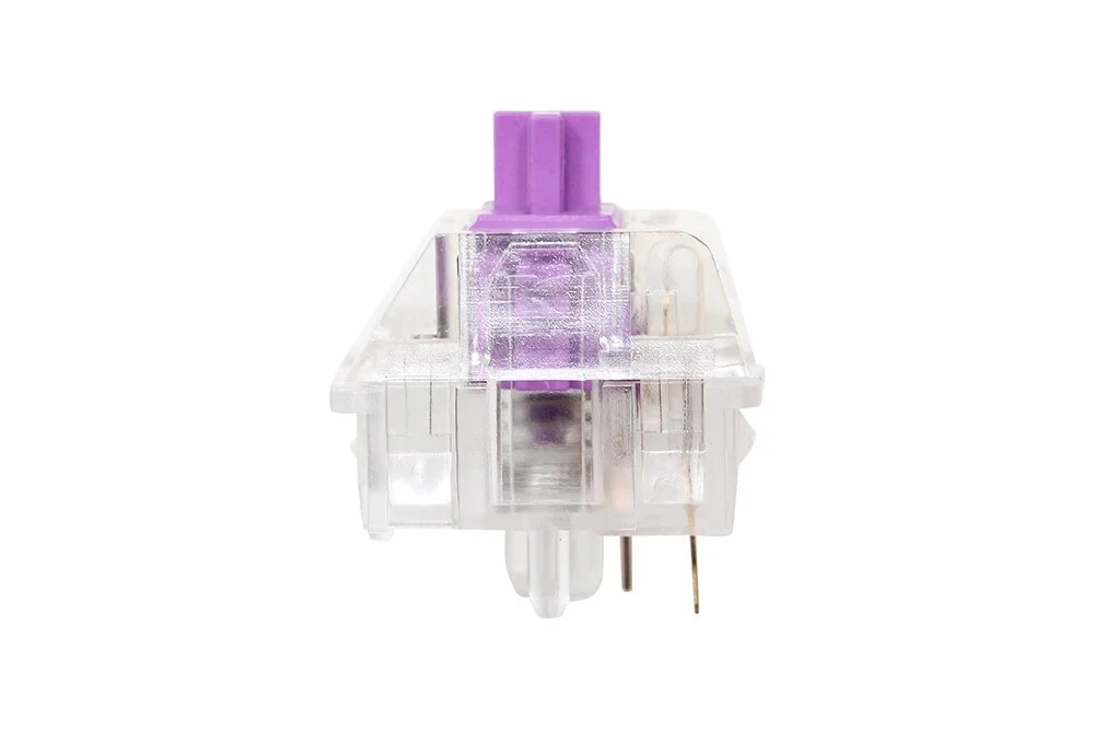 BSun Crystal Purple Switch RGB SMD Tactile Switch For Mechanical keyboard 38g 65g Purple POM 80M Purple Crystal PC Housing - Image 4
