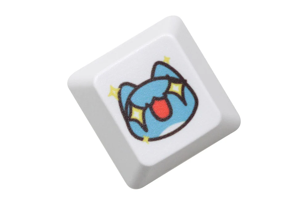 Cute Little Blue Cat Keycap Kitty Meme Keycap Dye Subbed keycaps for mx stem Gaming Mechanical Keyboards Yellow Dog Bunny - Image 11