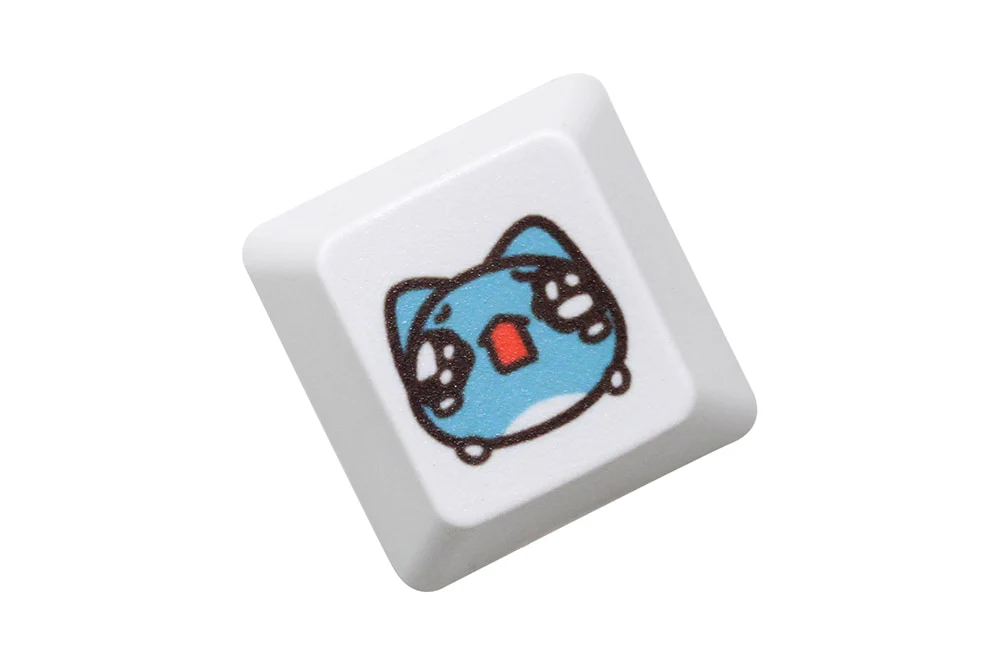 Cute Little Blue Cat Keycap Kitty Meme Keycap Dye Subbed keycaps for mx stem Gaming Mechanical Keyboards Yellow Dog Bunny - Image 17