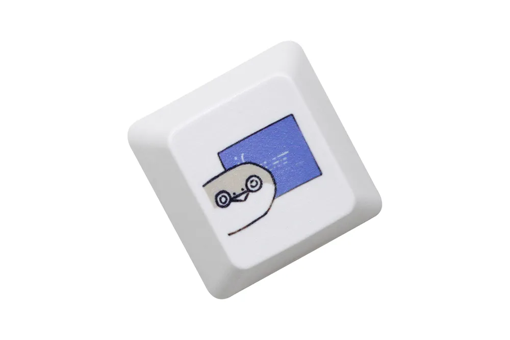 Cute Little Seal Keycap Meme Keycap Dye Subbed keycaps for mx stem Gaming Mechanical Keyboards Funny - Image 16
