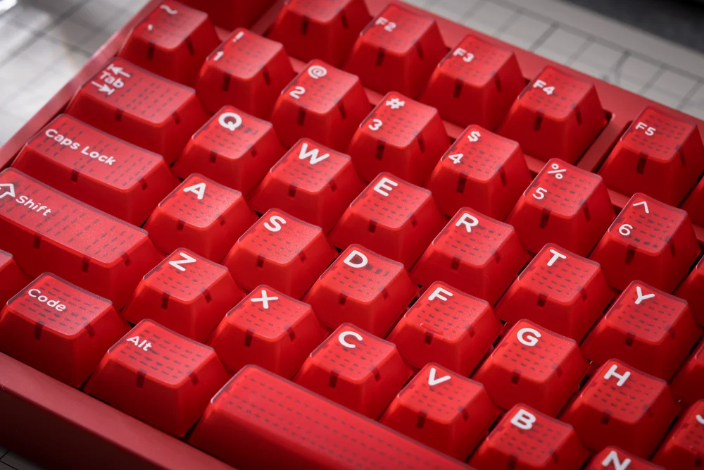Domikey Ruby Cherry Profile abs doubleshot backlit keycap for mx keyboard poker 87 104 xd64 xd68 BM60 BM65 BM68 BM80 - Image 3