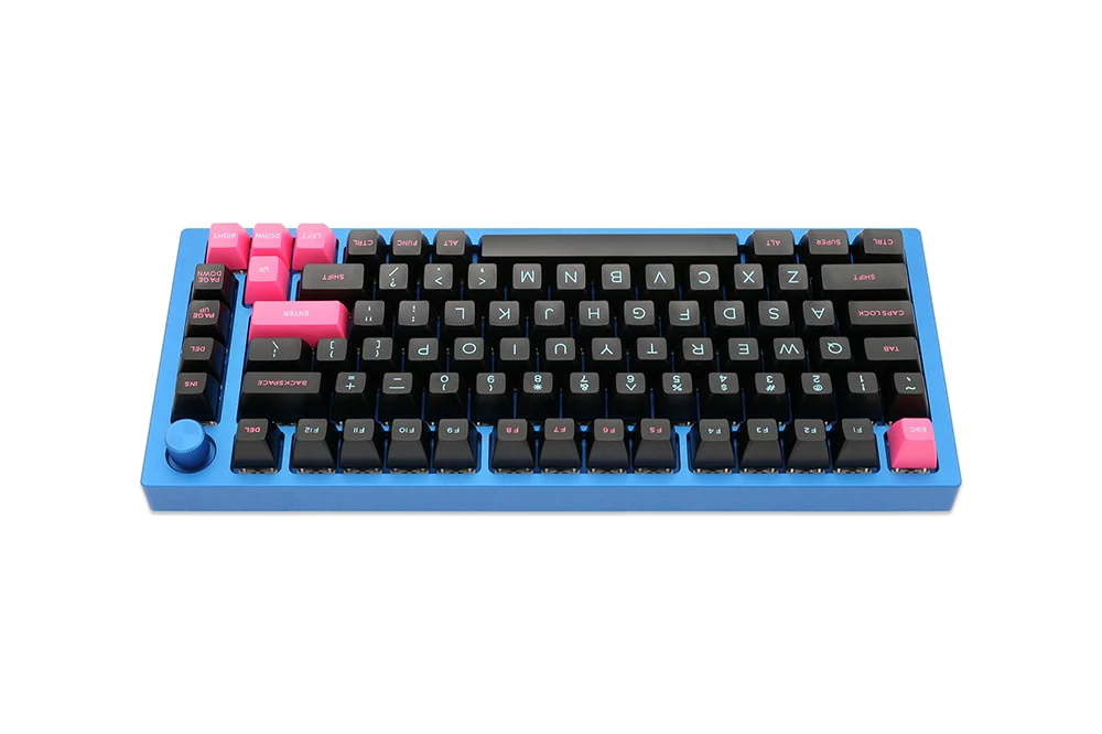 Domikey SA abs doubleshot keycap Miami Night for mx stem keyboard poker 87 104 BM60 BM65 BM68 gh60 xd64 xd68 xd87 Cyan Magenta - Image 4