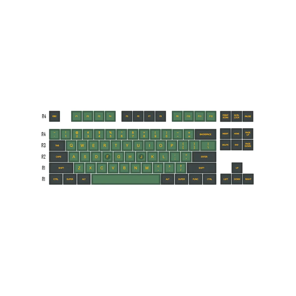 Domikey SA abs doubleshot keycap set SEALs army for mx stem keyboard - Image 22