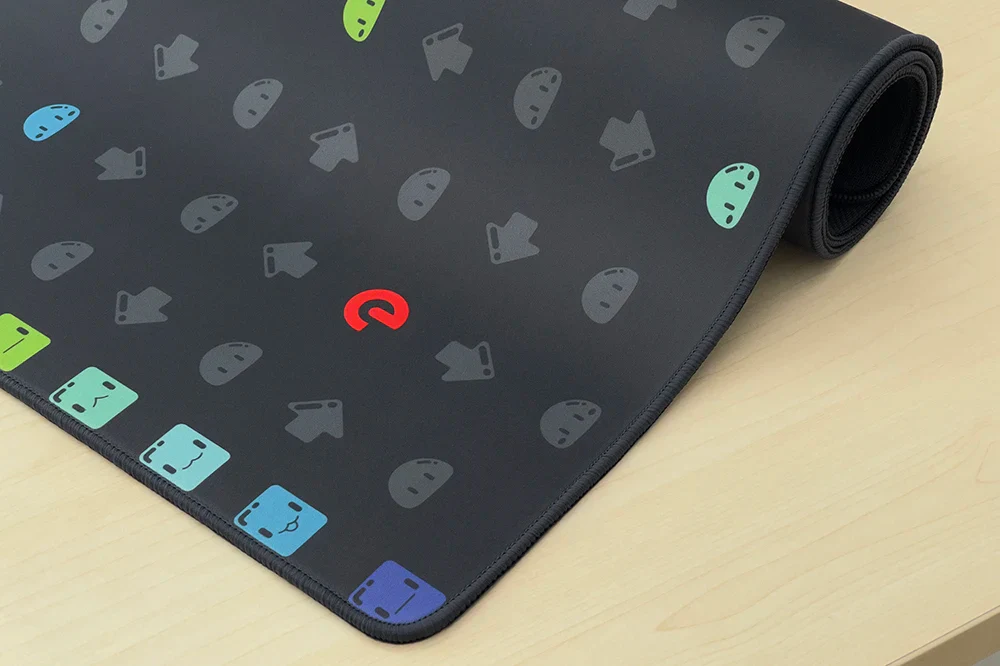 Domikey X HIFIOX Slime Deskmat Mousepad 880 400 4mm Stitched Edges Rubber High スライム Quality Seven Elements Slime - Image 8