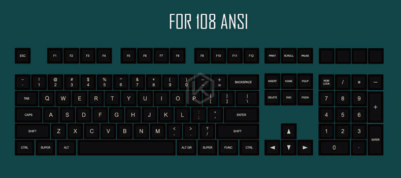 dsa pbt top Printed legends black Keycaps Laser Etched gh60 poker2 xd64 87 104 xd75 xd96 xd84 cosair k70 razer blackwidow - Image 9