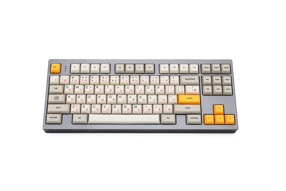 dsa profile Dye Sub 1980 Keycap Set PBT plastic retro beige for mechanical keyboard beige grey yellow gh60 xd64 xd84 xd96 87 104 - Image 12