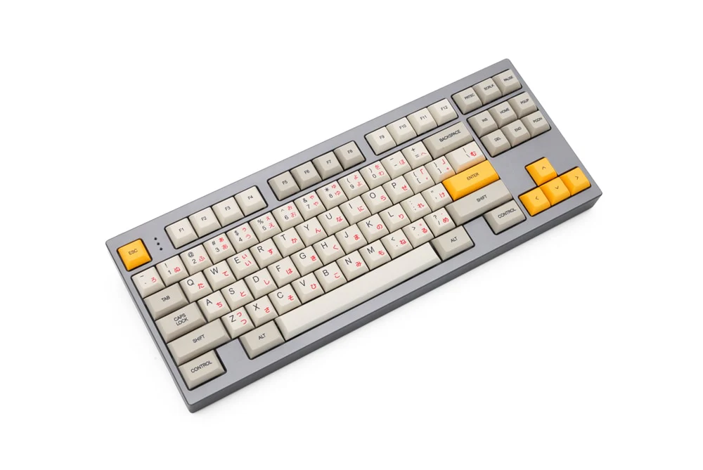 dsa profile Dye Sub 1980 Keycap Set PBT plastic retro beige for mechanical keyboard beige grey yellow gh60 xd64 xd84 xd96 87 104 - Image 14
