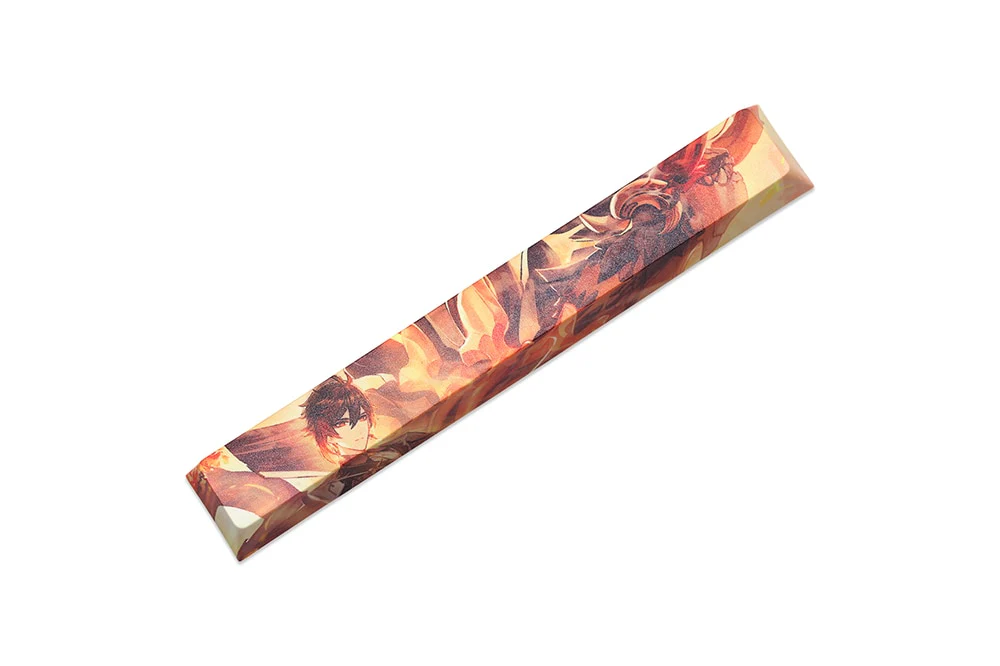 Dye Sub Keycap 6.25u spacebar pbt Cherry profile mechanical keyboard Genshin Impact Impression for standard 6.25u Mechanical Keyboard - Image 21