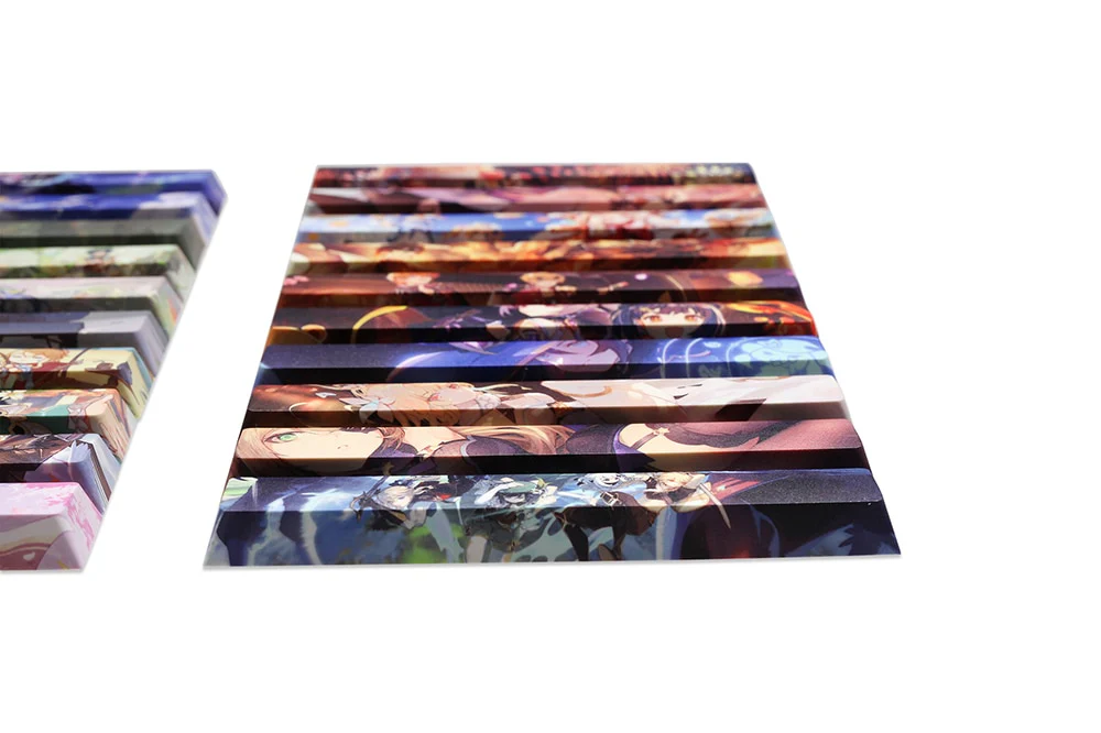 Dye Sub Keycap 6.25u spacebar pbt Cherry profile mechanical keyboard Genshin Impact Impression for standard 6.25u Mechanical Keyboard - Image 3