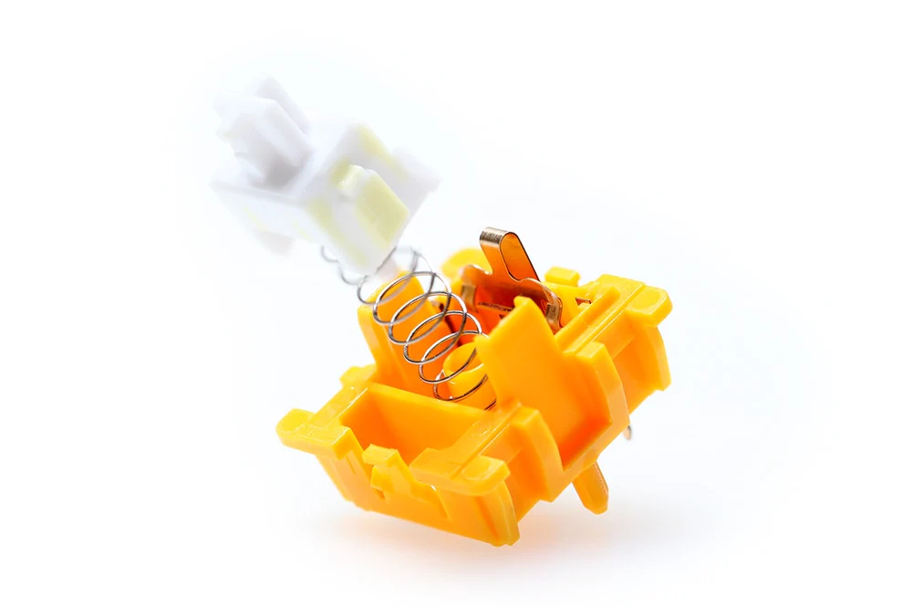 Everglide BSun Sunset Yellow Switch RGB SMD Linear 51g Switches For Mechanical keyboard MX Stem 5pin Long Spring Pre Lubed LY - Image 7