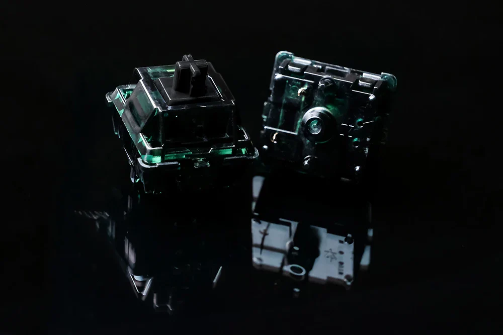 MOYU Hardess V2 Switch RGB SMD Linear 42g 48g Switches For Mechanical keyboard mx stem 5pin Black Dark Green Pre Lubed - Image 3