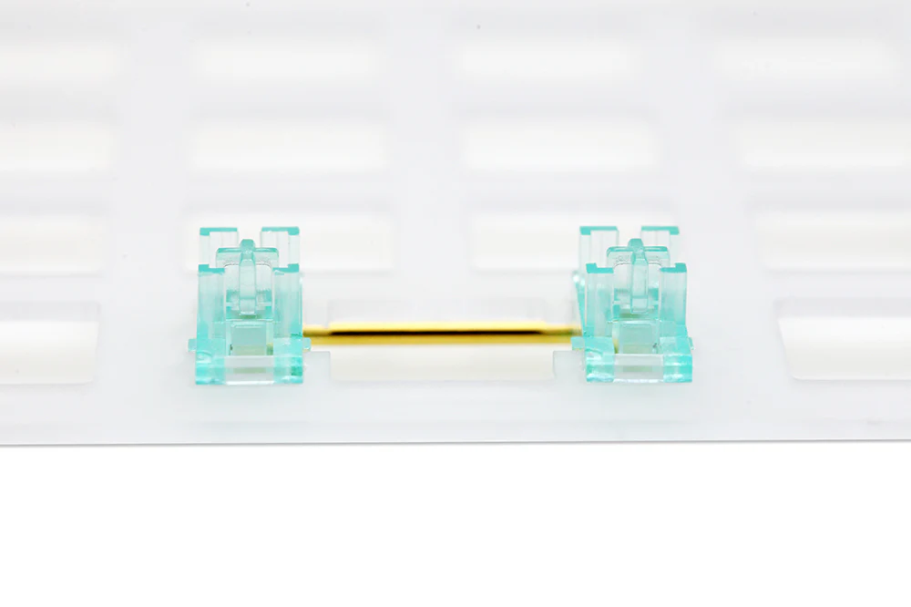 Everglide Panda V3 Transparent Plate Mounted Stabilizer Gold Plated Wire for Custom Mechanical Keyboard Plate Clear Black - Image 4