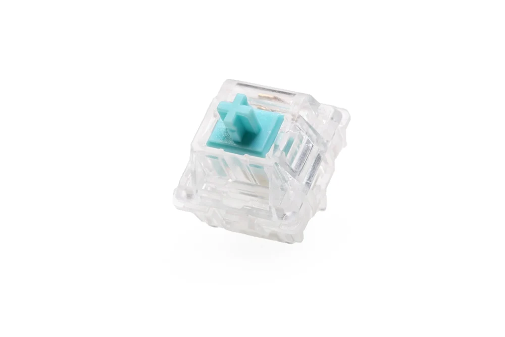 EVERGLIDE SWITCH Tourmaline Blue Cyan mx stem 5pin 45g Linear - Image 2