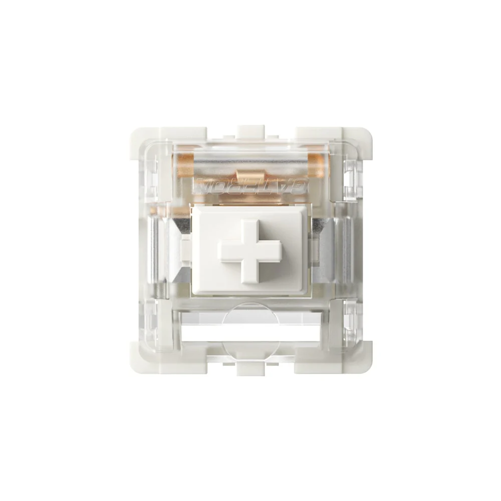 Gateron G Pro White Clear Custom Switch 3pin RGB SMD linear 38g force mx for mechanical keyboard 60m Pre Lubed 1 2 step spring - Image 4