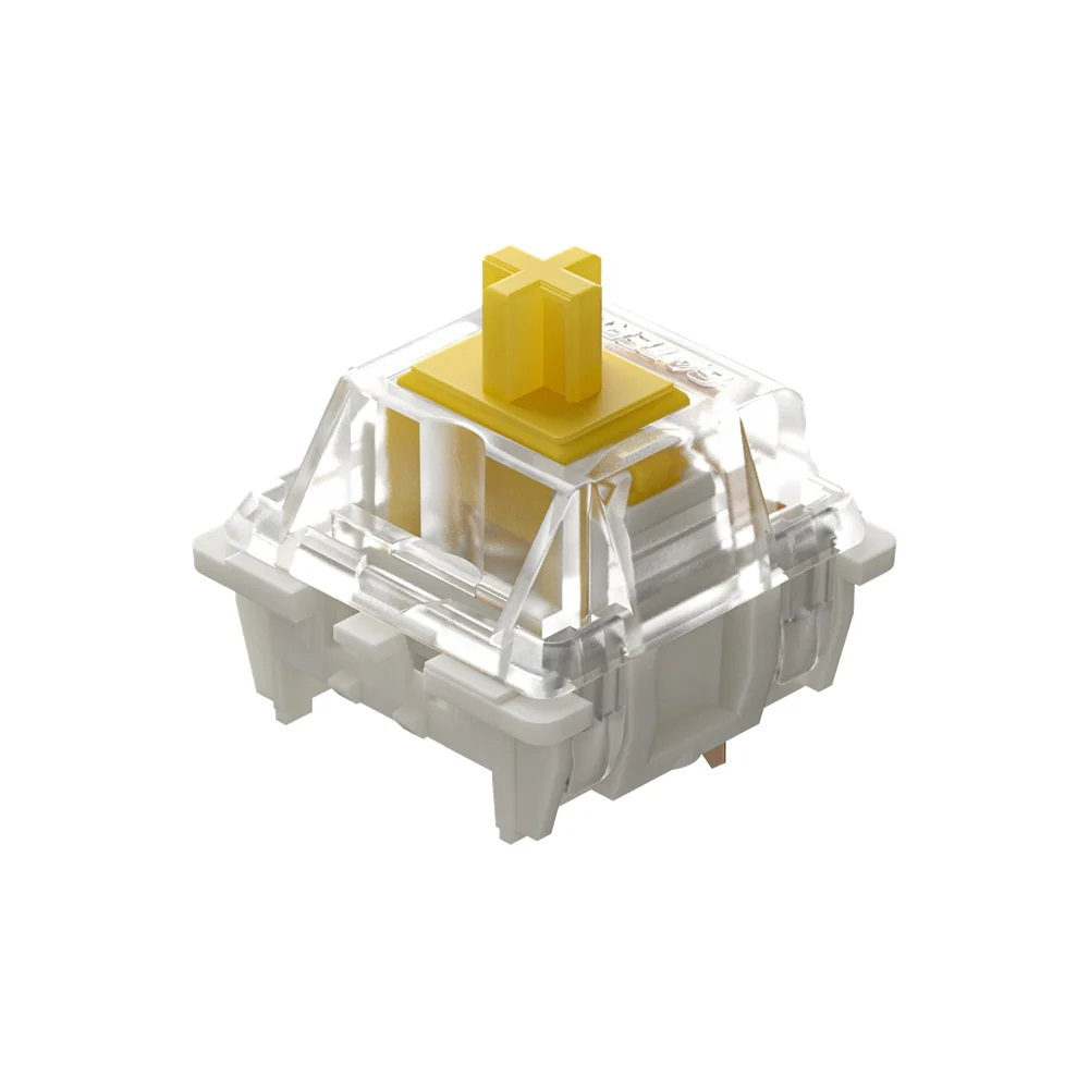 Gateron Pro Custom Switch 3pin RGB linear Yellow Red 45g 50g force mx clone switch for mechanical keyboard 50m Pre Lubed - Image 7