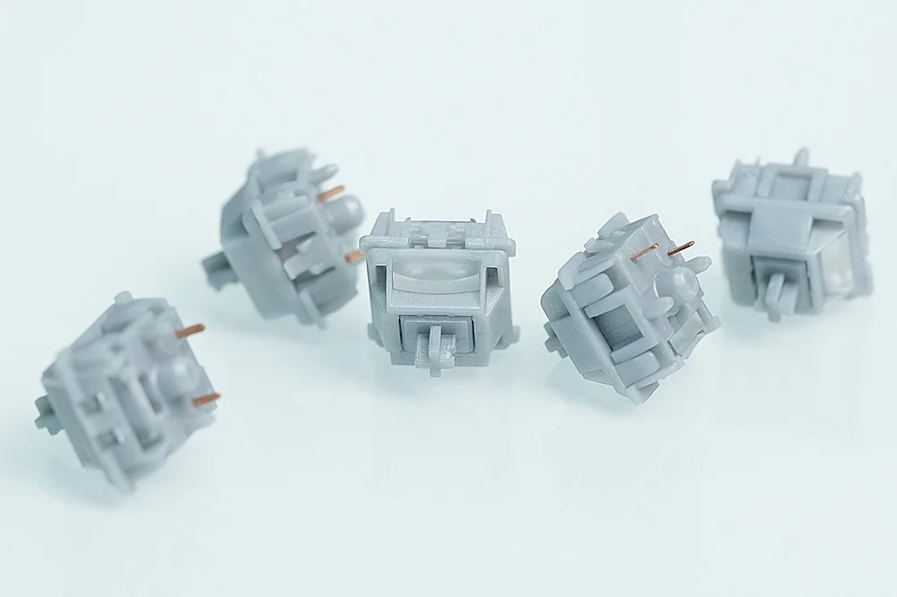 Gateron Smoothie Silver Switch Linear Milkshake Switch MX Stem for Gaming Mechanical Keyboard Pre Lubed Full POM SMD 45g - Image 3