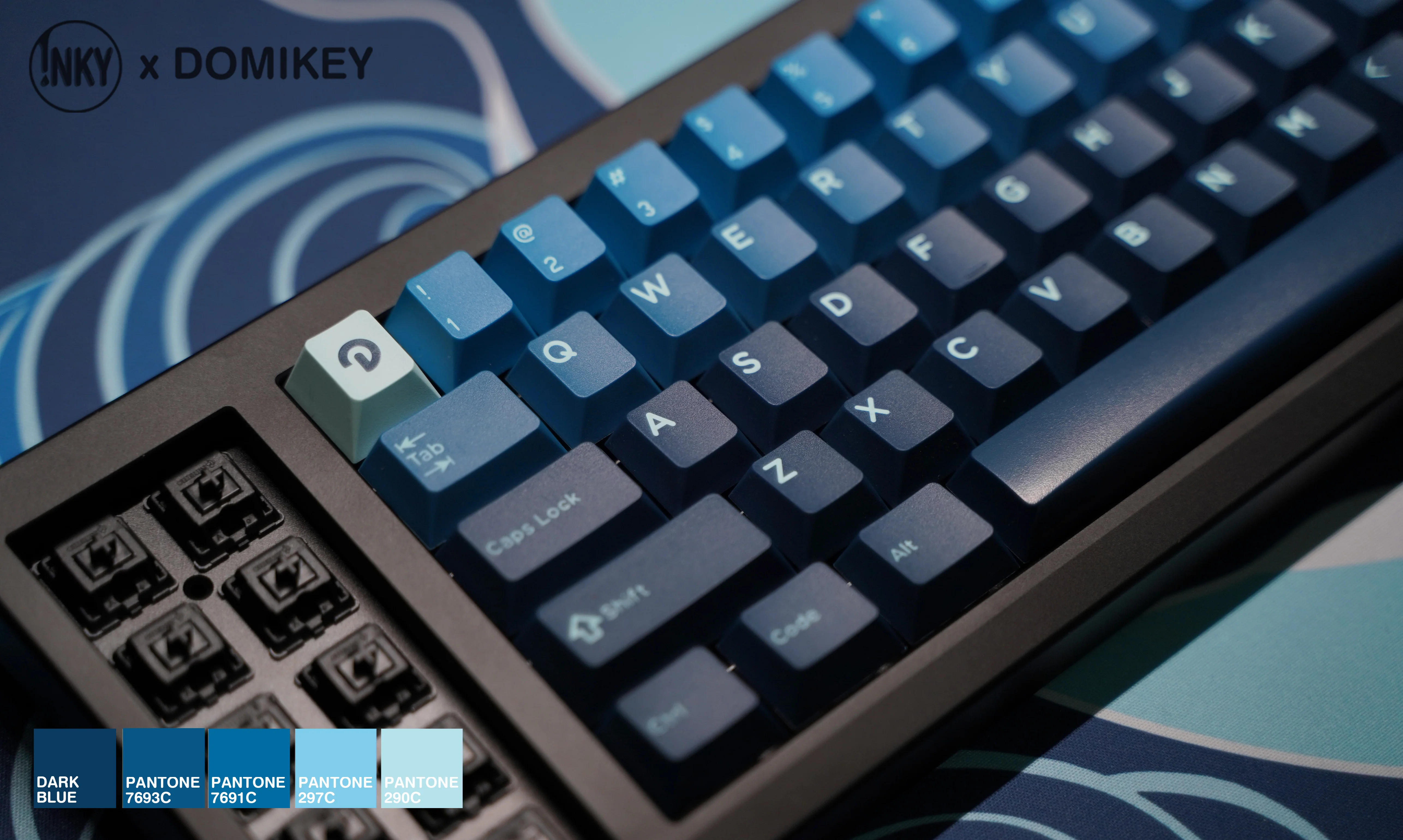 [CLOSED][GB] Domikey x iNKY  Silent Sea cherry profile tripleshot keycaps mousepad wrist - Image 5
