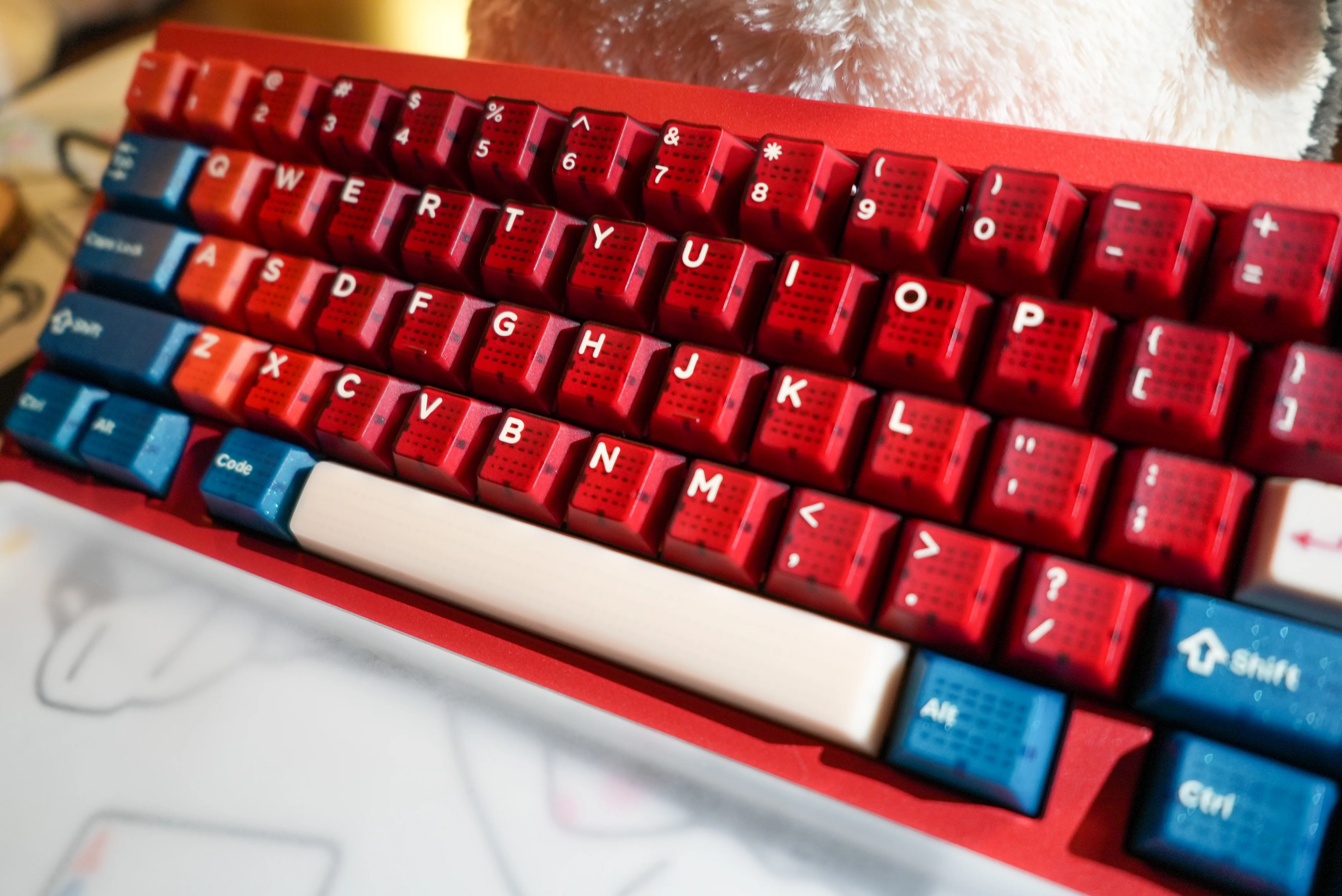 [CLOSED][GB] HifiFox x Domikey Red Bean Keycaps ABS Cherry profile Doubleshot Semi transparent - Image 8