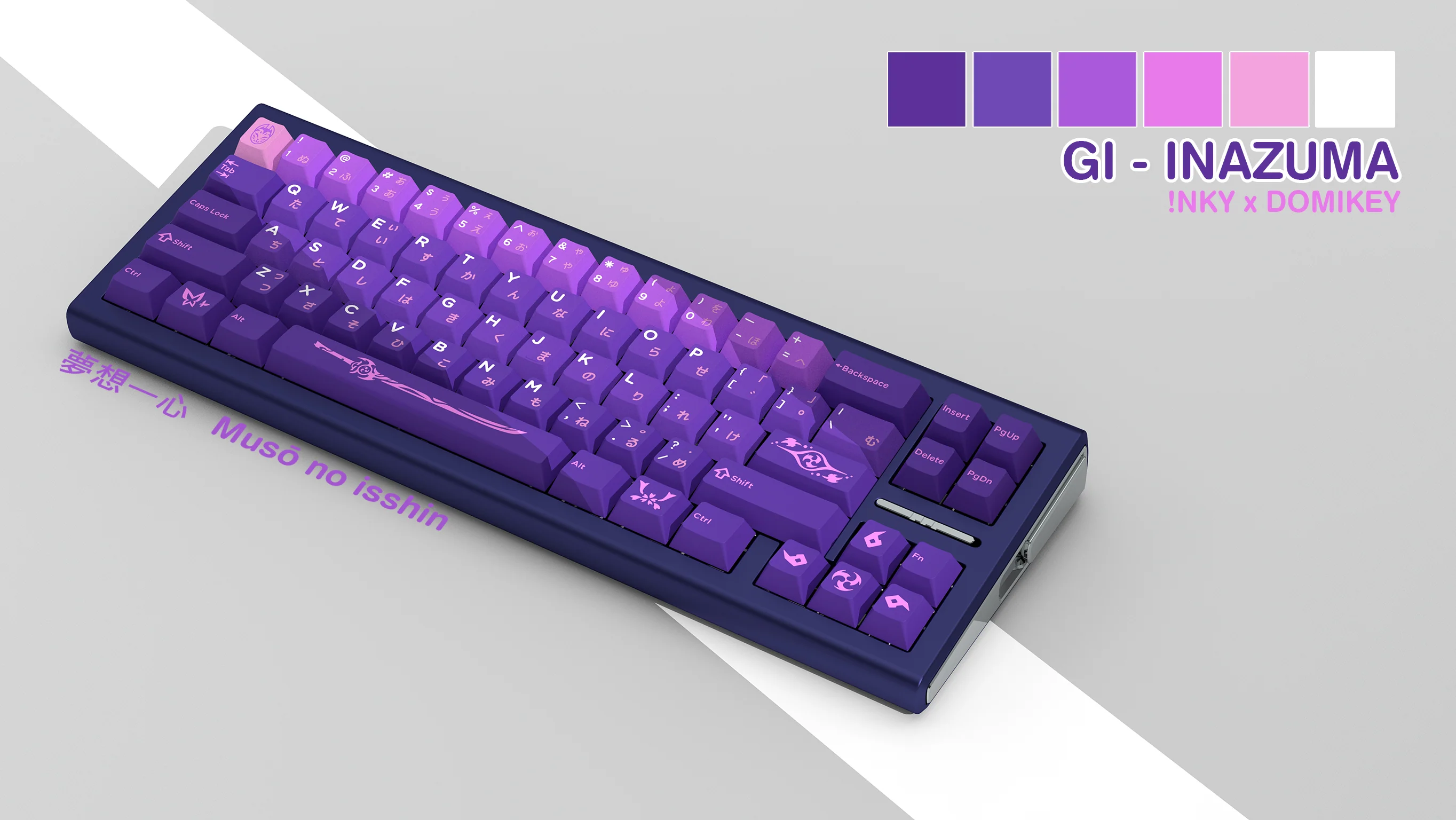 [CLOSED][GB] iNKY  Studio GI-Inazuma theme Cherry Profile Keycaps  稲妻 Thunder Electro - Image 8