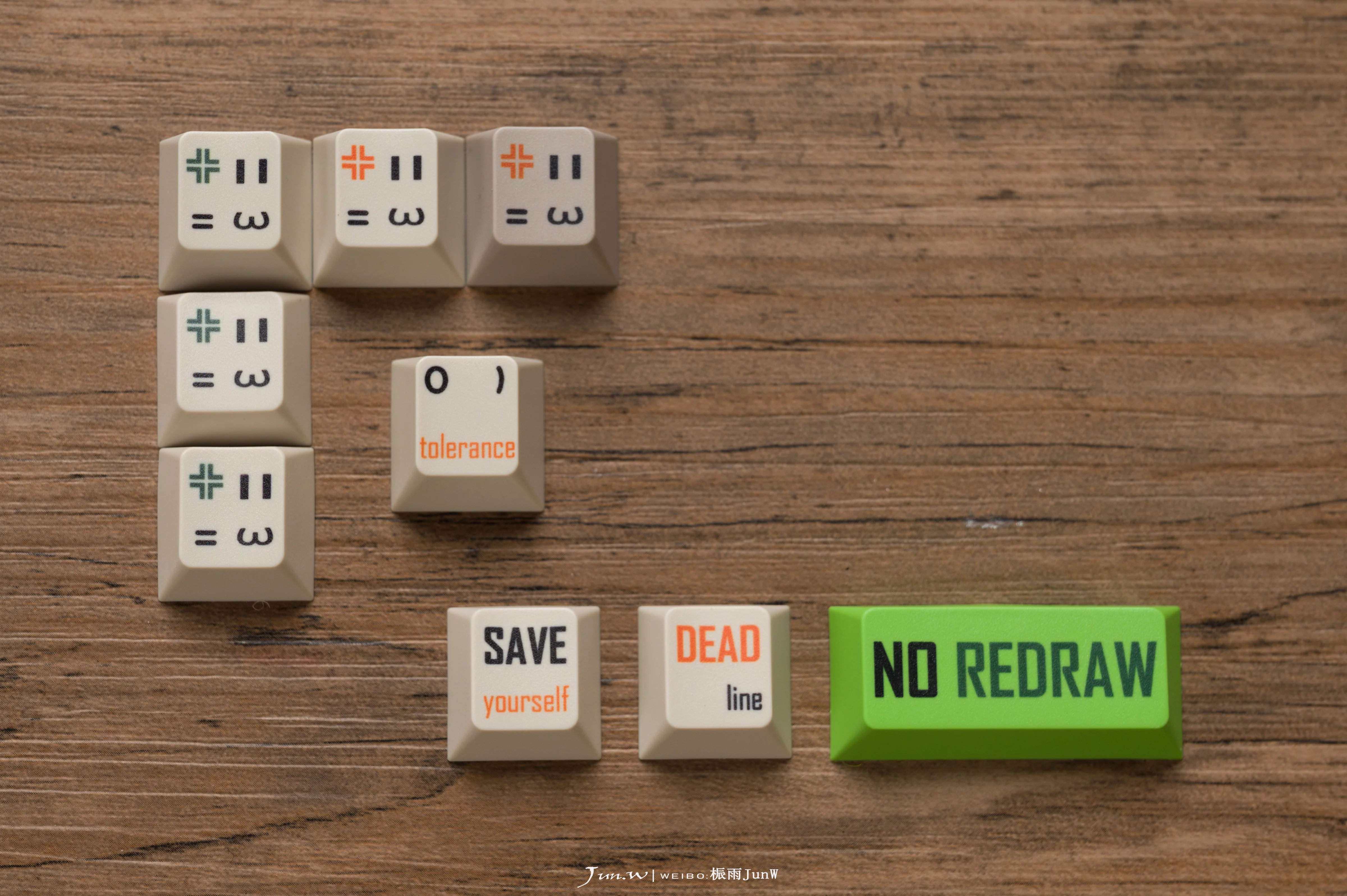 [CLOSED][GB] iNKY x Domikey Retro No Redraw CAD ver keycaps Cherry profile Dye sublimation printing - Image 3