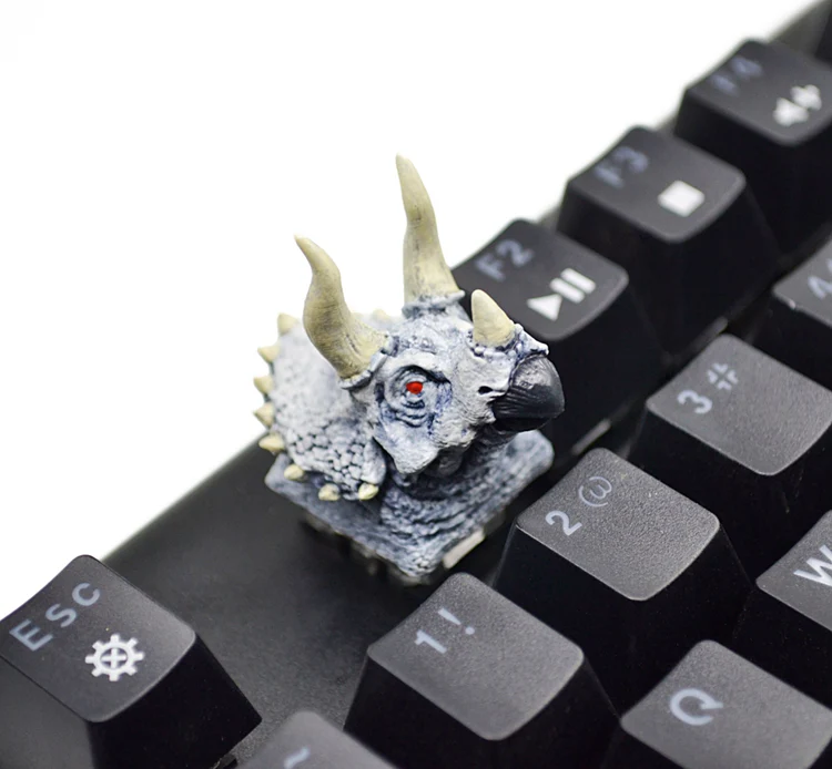 [Pre-Order] Lil-Moemon Jurassic inspired novelty resin hand painted Tyrannosaurus Triceratops - Image 17