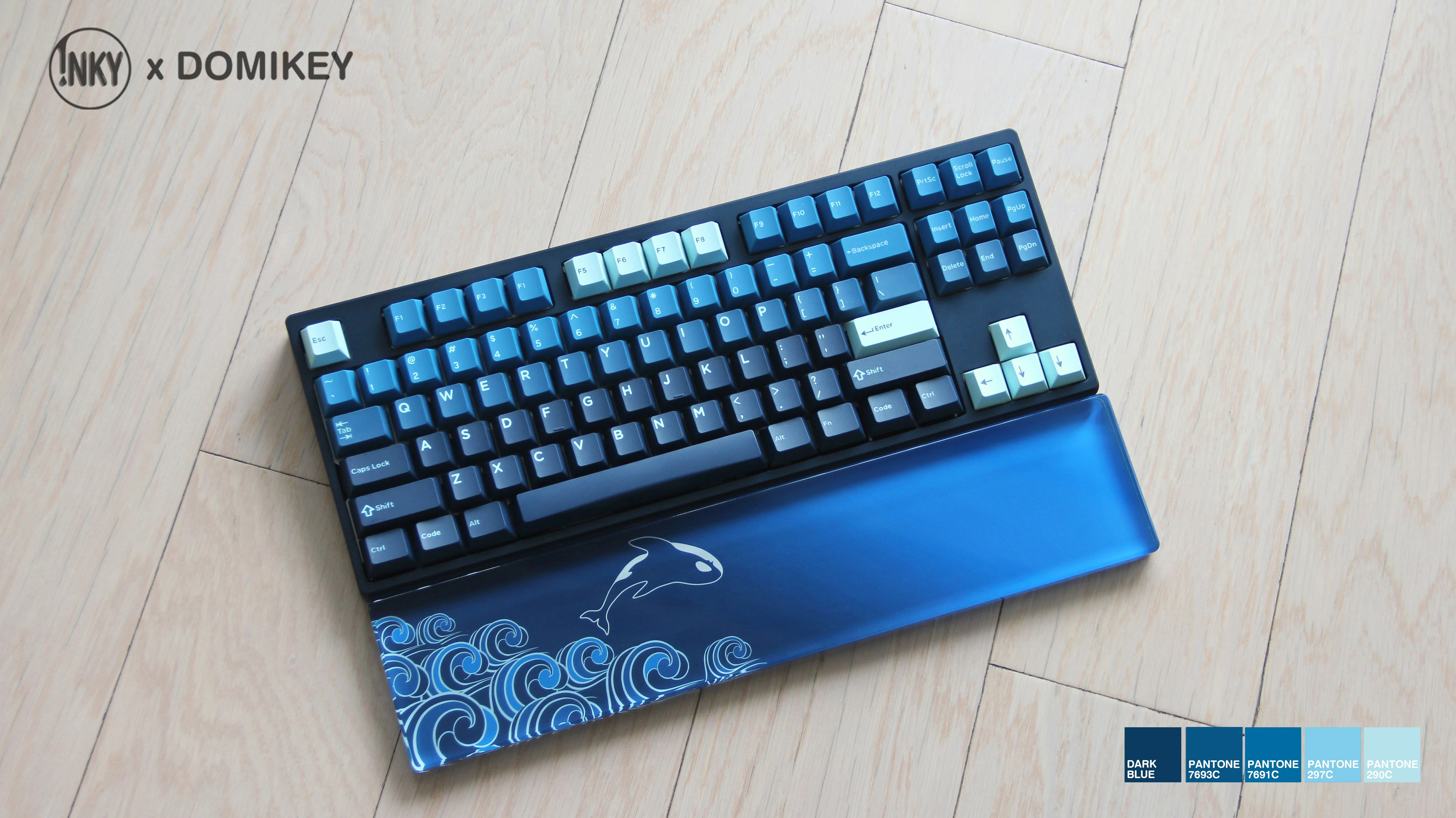 [GBEXTRA] Domikey x iNKY  Silent Sea cherry profile tripleshot keycaps - Image 6