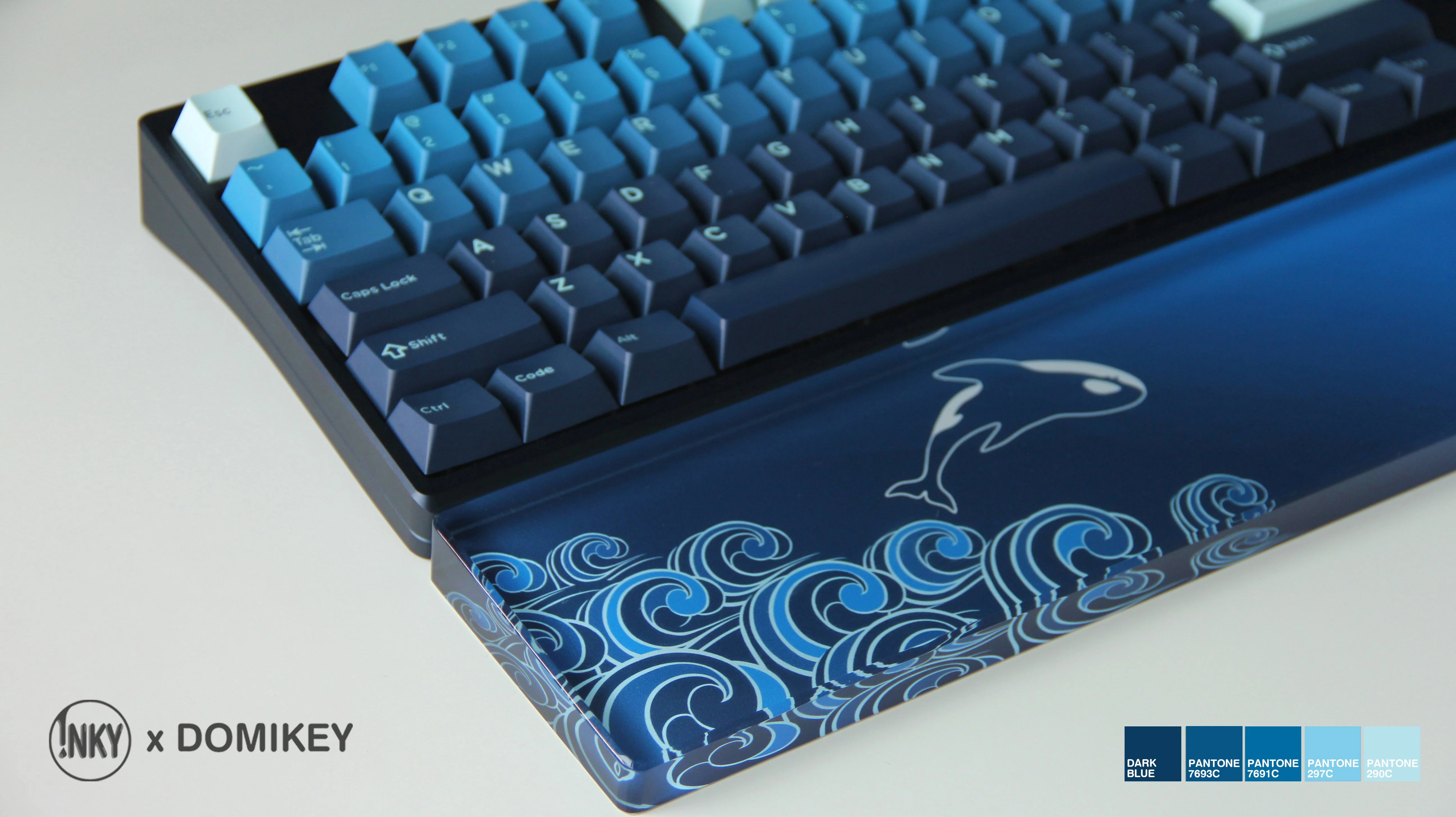 [GBEXTRA] Domikey x iNKY  Silent Sea cherry profile tripleshot keycaps - Image 8