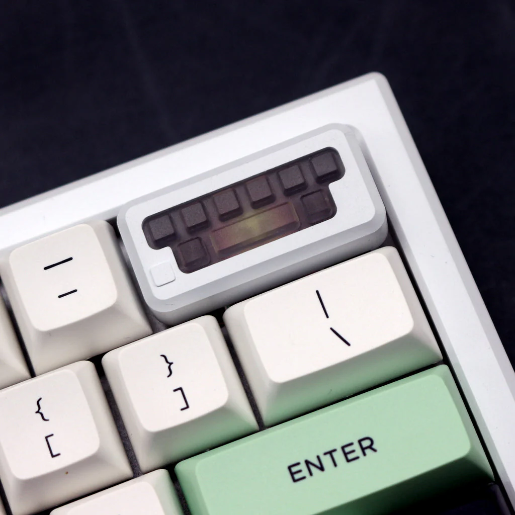 [GBEXTRAS]  Cary X F0T1 Novelty VE+C11 Keycap aluminium white black backlit - Image 33