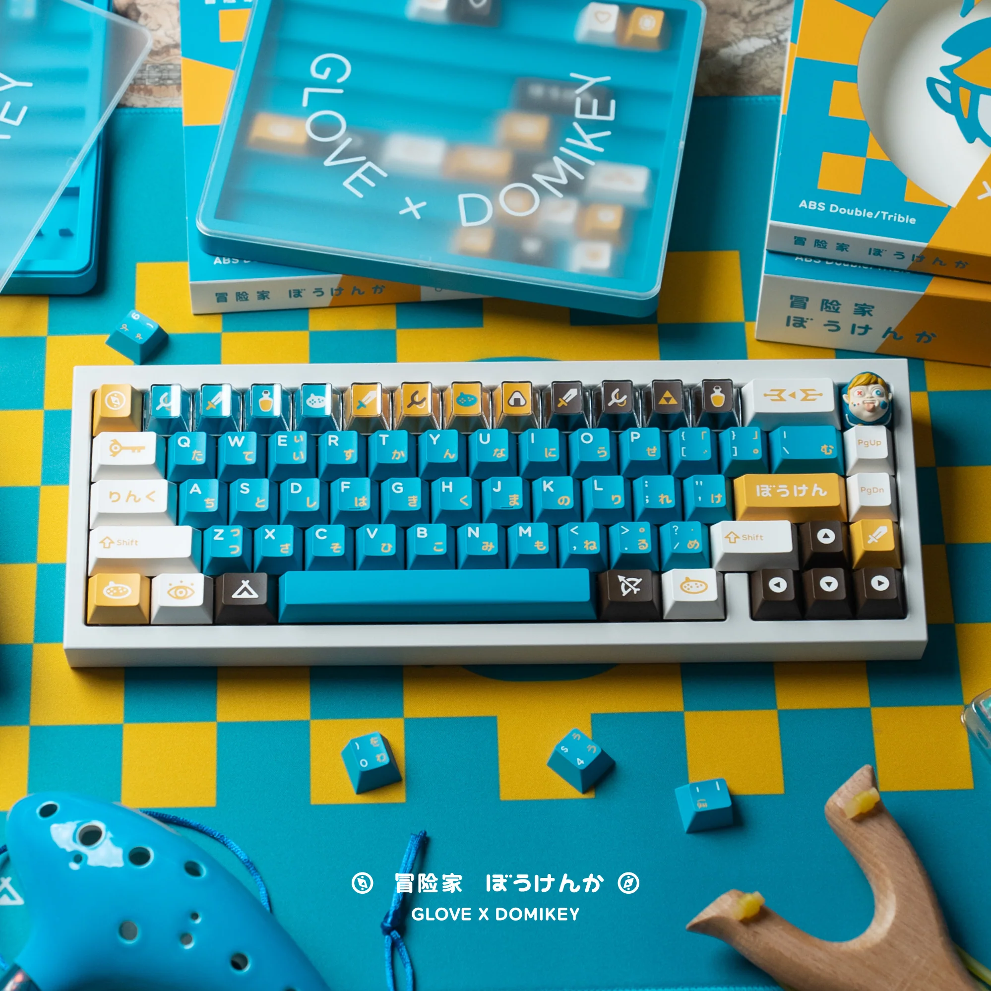[CLOSED][GB] GLOVE x Domikey Adventurer 冒険家 Round 2 abs doubleshot tripleshot Cherry profile Keycaps and resin novelty - Image 28