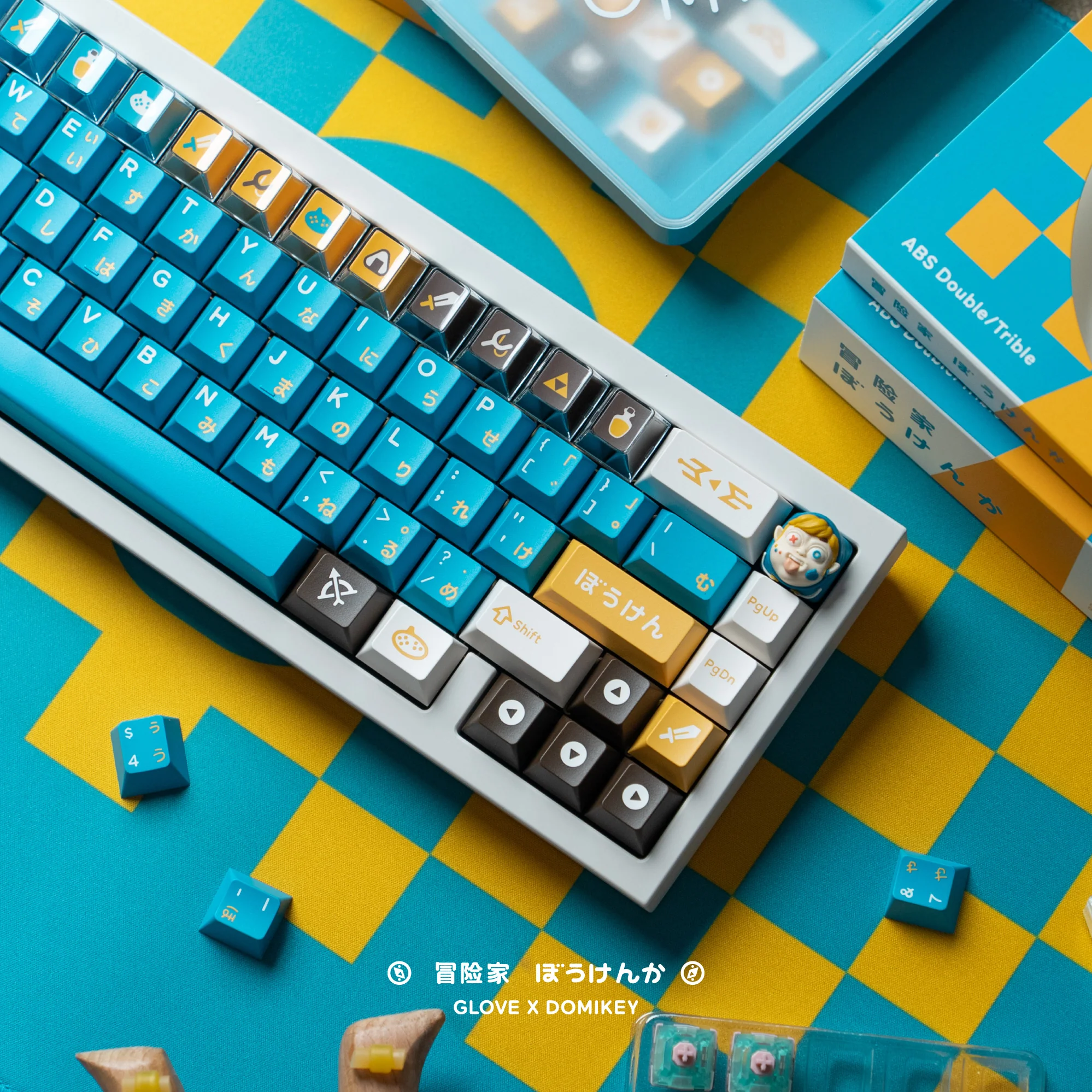 [CLOSED][GB] GLOVE x Domikey Adventurer 冒険家 Round 2 abs doubleshot tripleshot Cherry profile Keycaps and resin novelty - Image 35