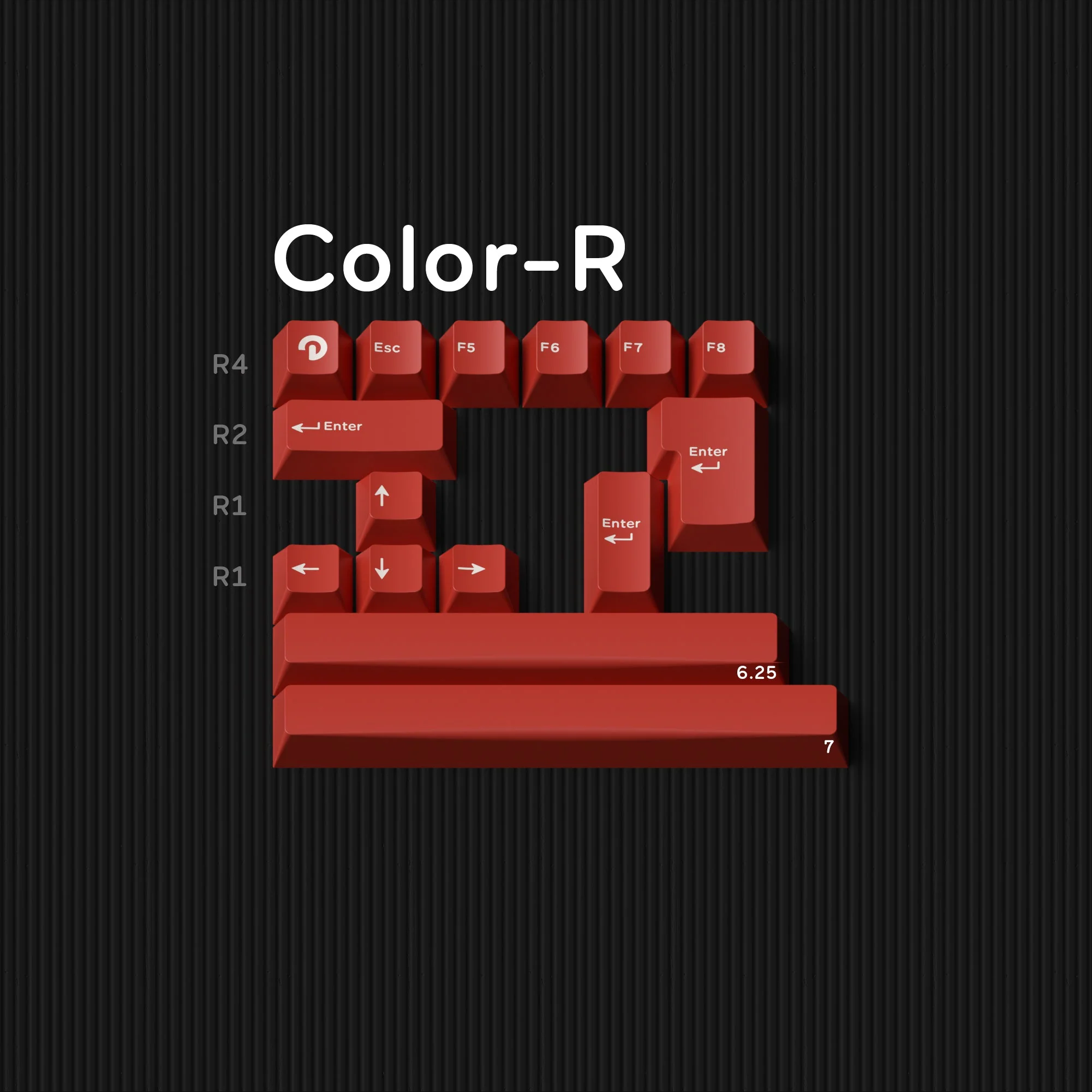 [GBEXTRAS] GLOVE x DOMIKEY HX-20 Cherry Profile Keycaps doubleshot side print English japanese - Image 15