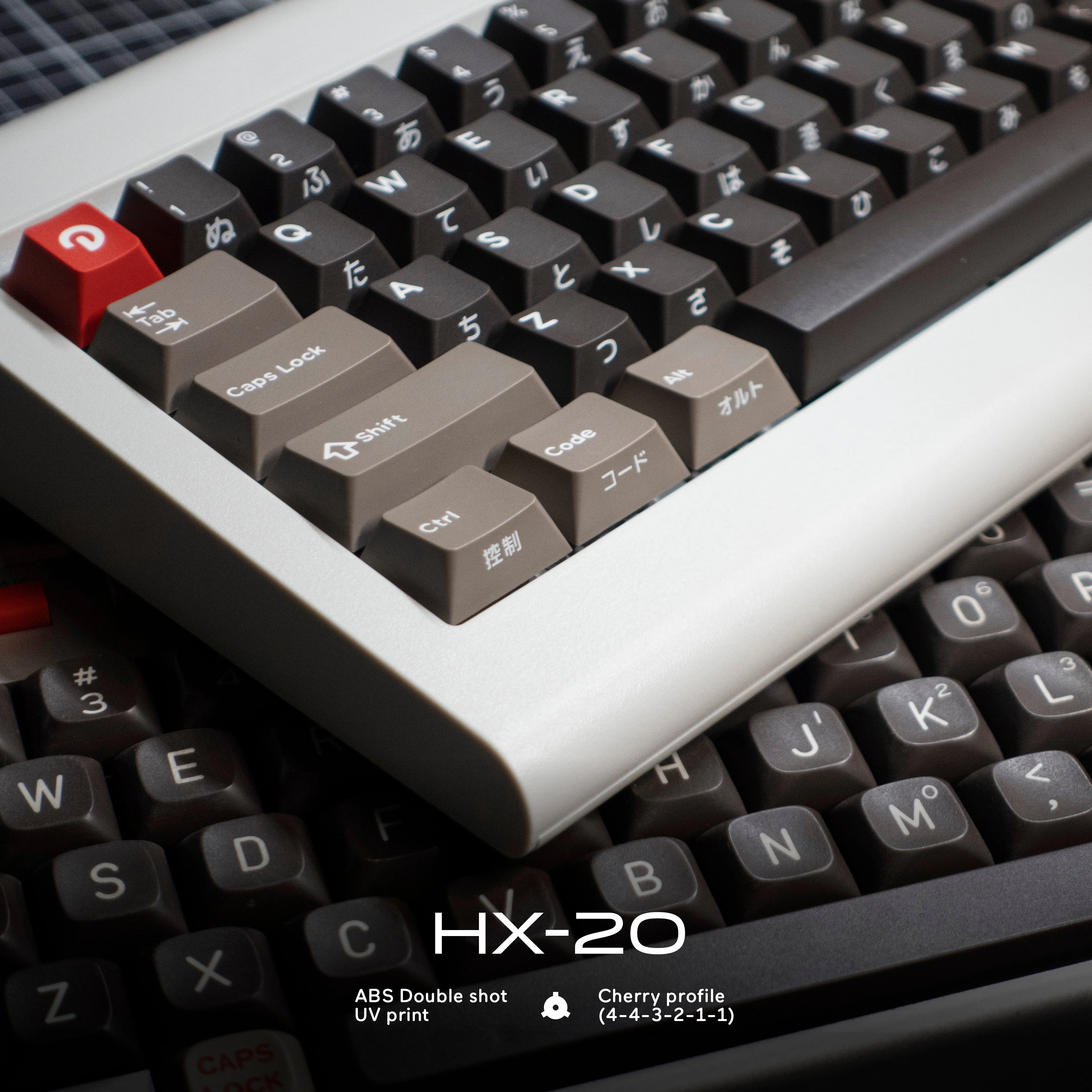 [GBEXTRAS] GLOVE x DOMIKEY HX-20 Cherry Profile Keycaps doubleshot side print English japanese - Image 34