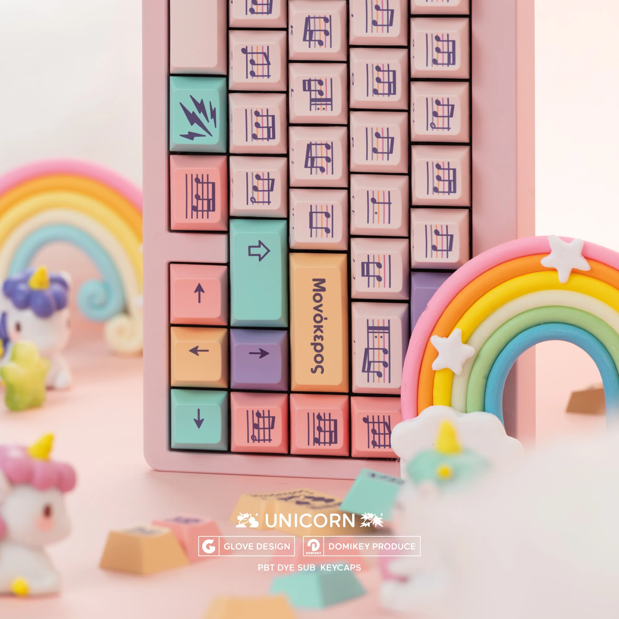 [CLOSED][GB] GLOVE x Domikey Unicorn Keycaps PBT Cherry profile Dye sub Novelty - Image 37