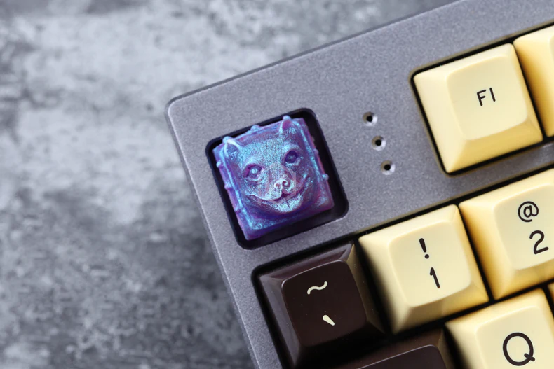 ăClosedăGroupbuy Free shipping BoB Year of Dog Resin Artisan Keycaps Novelty for custom mechanical keyboards oem cherry profile - Image 13