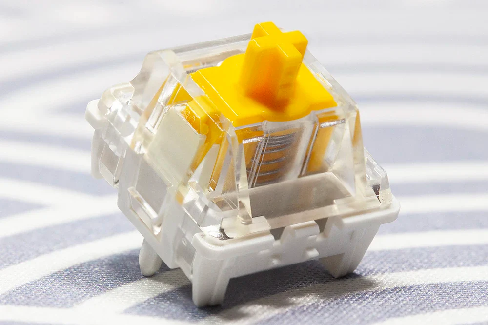 Hejin Magnetic Yellow Switch 7.0 Edition Linear for Magnetic mechanical keyboard 35gf PA66 POM For Wooting 60he 80he Pre Lubed - Image 3