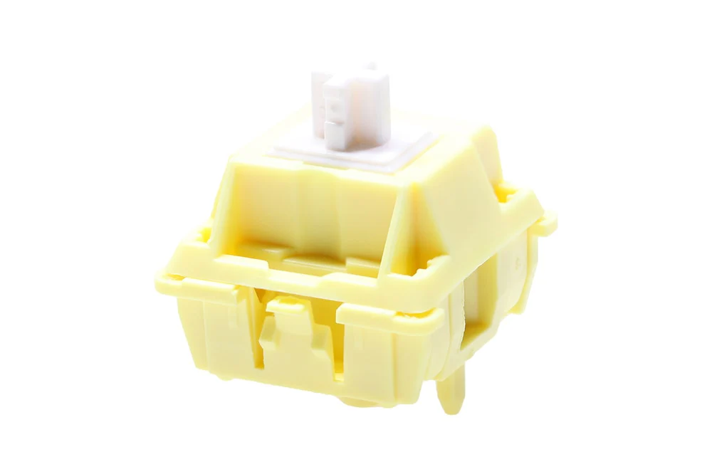 JWICK Molly Linear Switch Tactile 5pin SMD 62g mx switch for mechanical keyboard 60m Nylon P3 Long Spring Yellow White Lubed - Image 6