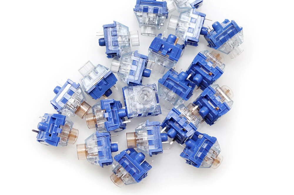Kailh Silent Whale Islet BOX V2 Switch RGB SMD Linear Tactile 45g 60g Switches For Mechanical keyboard mx stem 5pin 100M Blue - Image 2