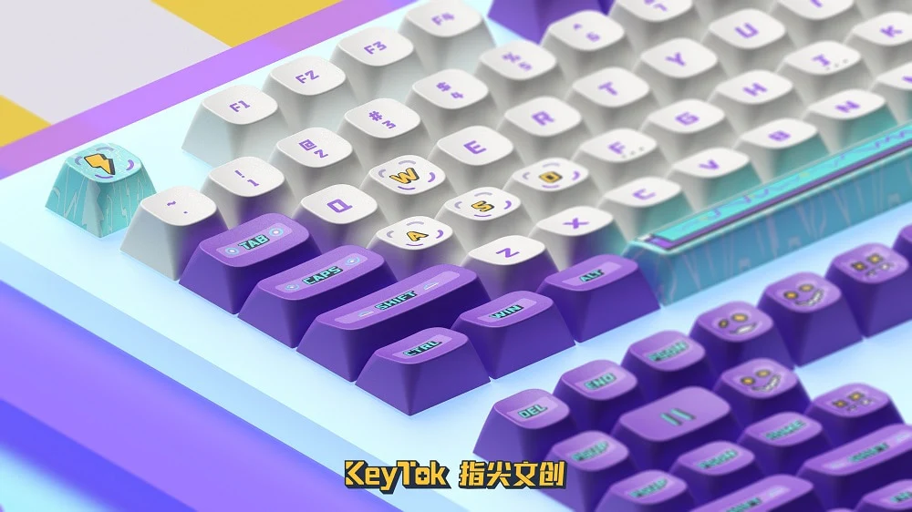 KeyTok Arcade Game IA KDS Profile Dye Sub Keycap Set thick PBT for keyboard 87 tkl 104 ansi bm60 CSTC75 BM65 VN96 - Image 3