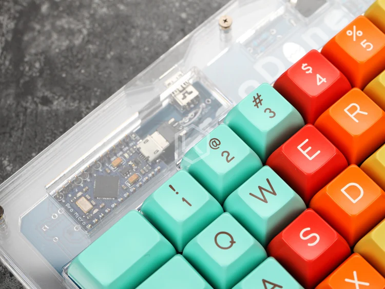 ergodone Layered Acrylic Case custom keyboard ergo case Ergonomic Keyboard Kit acrylic plate for ergo ergodone - Image 10