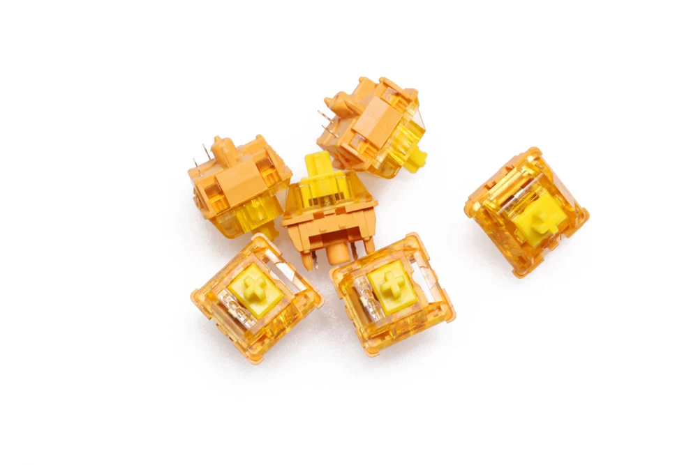 LCET Desert Switch RGB Tactile 58g Switches For Mechanical keyboard mx stem 5pin Yellow Brown similar to holy panda - Image 5