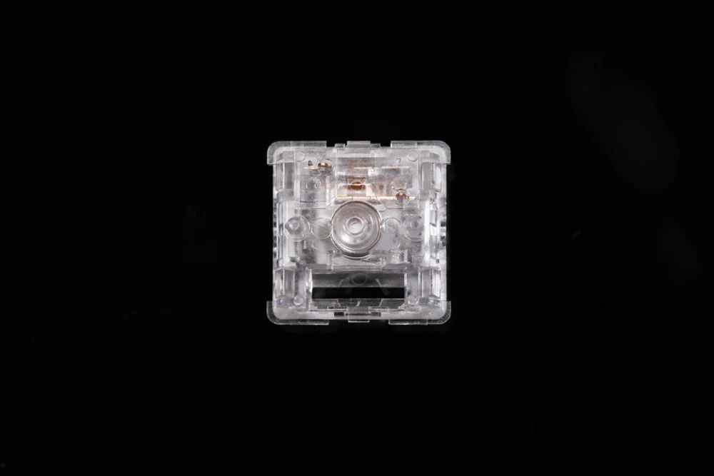 LCET Ice World Switch RGB Linear 50g Switches For Mechanical keyboard mx stem 5pin Clear body white stem - Image 4