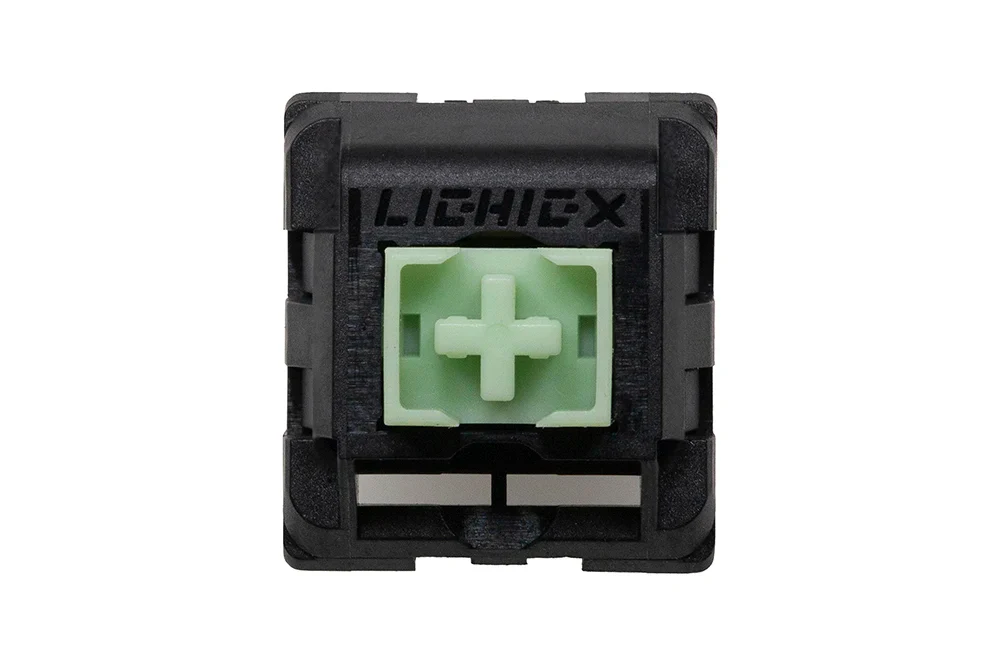 LICHIC XCJZ Cyan Wasabi V2 Switch 55g SMD Linear Qingjie Switches For Mechanical keyboard MX Stem 5pin Nylon MPA C5G POM 42g PA - Image 4