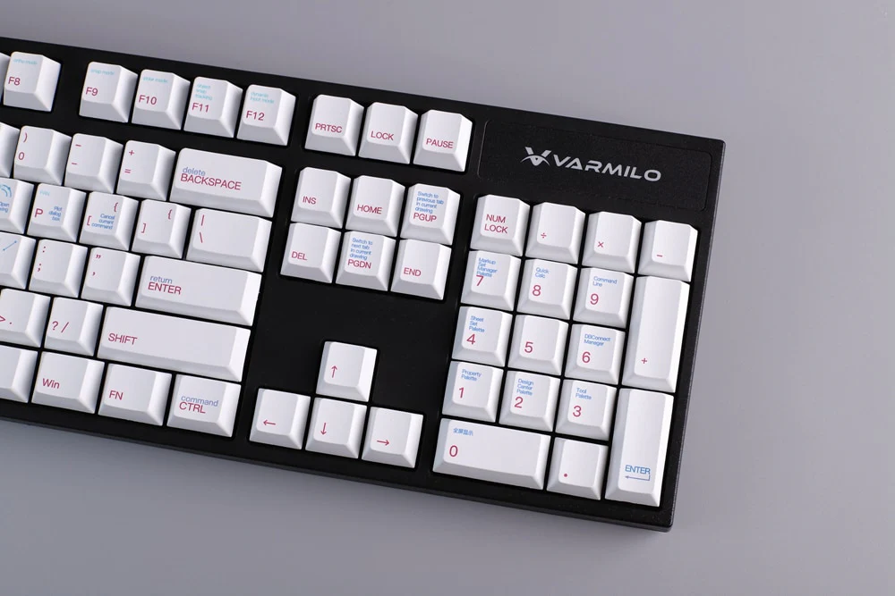 LOOP CAD Shortcut Key Hotkey Set Cherry profile Dye Sub Keycap Set thick PBT for keyboard gh60 xd60 xd84 tada68 87 104 BM60 BM65 - Image 4