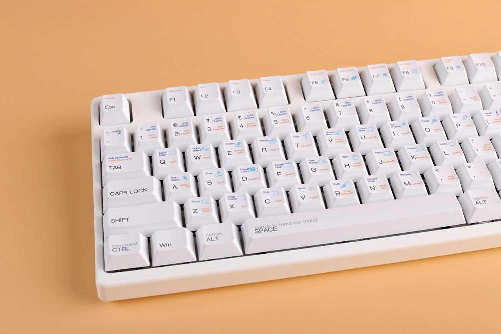 LOOP PS Shortcut Key Hotkey Set Cherry profile Dye Sub Keycap Set thick PBT for keyboard gh60 xd60 xd84 tada68 87 104 BM60 BM65 - Image 6