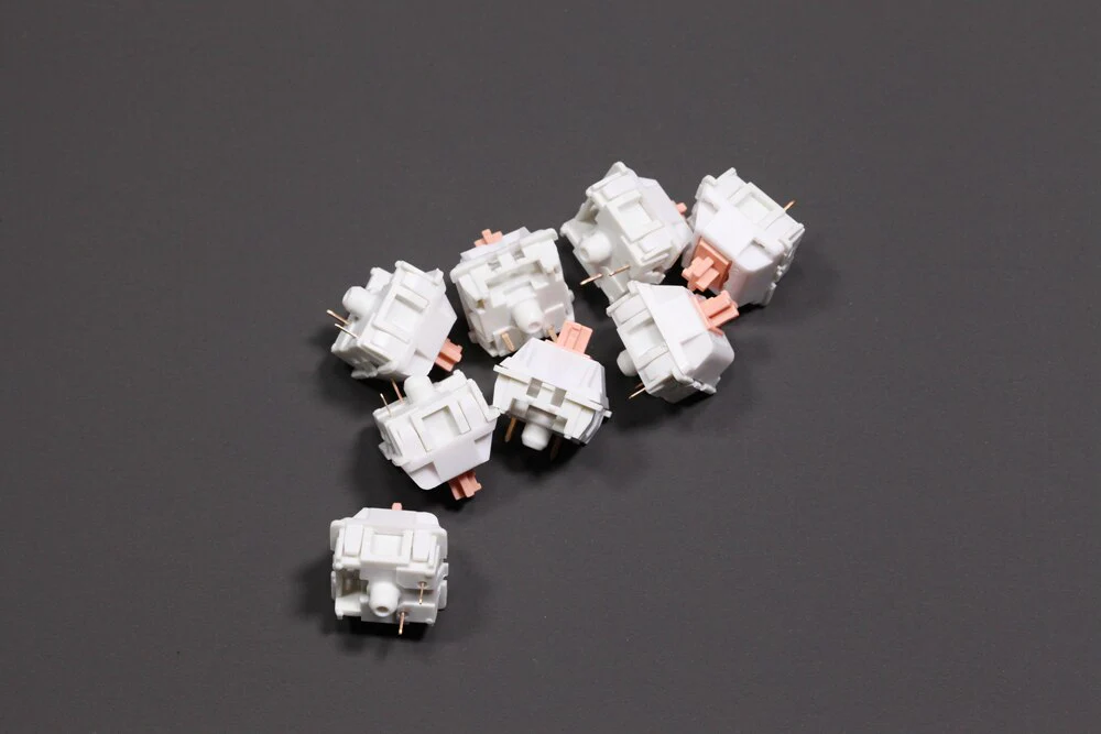Mengmoda MMD Tactile Switch 3pin RGB 62g force mx clone switch for mechanical keyboard 50m like holy Panda white orange - Image 6