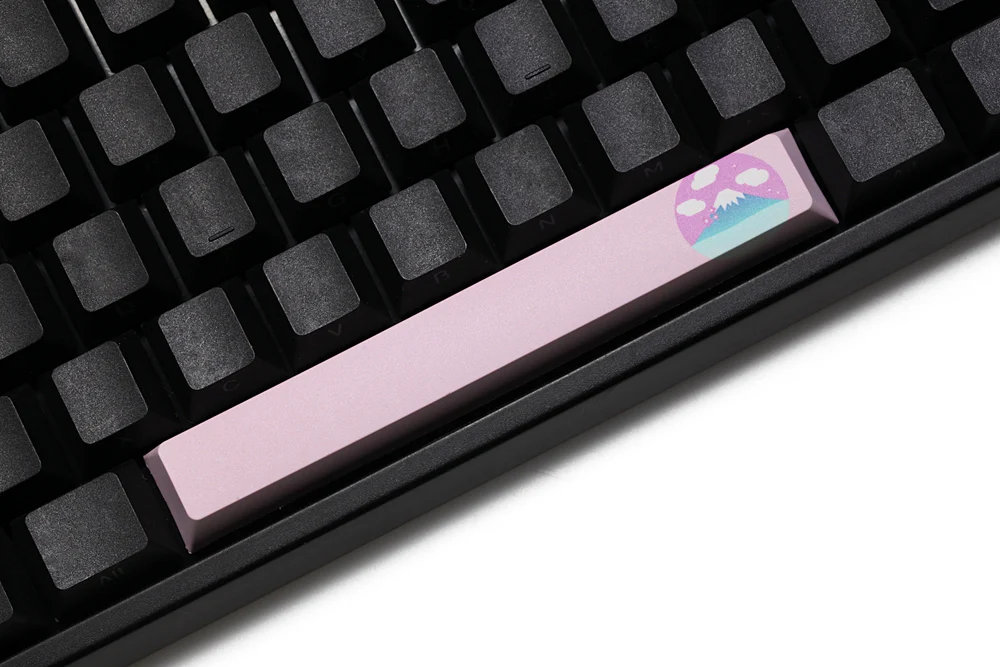 Novelty allover dye subbed Keycap spacebar pbt Japanese Sakura carp flags mount fuji sushi - Image 10